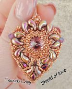 Schema PDF Orecchini Shield of love