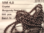 Perle 4 mm SW in cristallo austriaco
