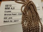 Perle 4 mm SW in cristallo austriaco - immagine 3