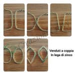 Crisolini in offerta. Kit basi per orecchini in lega di zinco