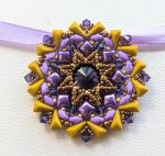 Ciondolo Karev Purple Velvet & Mustard