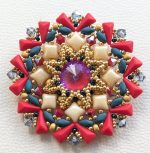 Ciondolo Karev Red_Blue Matted