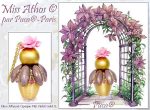 New Athos 3 fori 20x10x6 mm Metallic Mat Dark Violet 1 pz - immagine 3