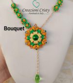 Schema /pattern pdf collier Bouquet - immagine 3