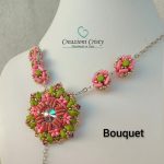 Schema /pattern pdf collier Bouquet - immagine 5