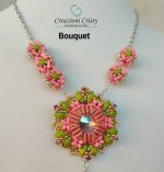 Schema /pattern pdf collier Bouquet - immagine 4