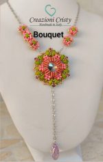 Schema /pattern pdf collier Bouquet - immagine 2
