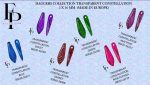 Fp selection Daggers 5x16 mmTrasparent Constellation Collection!