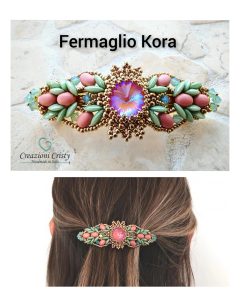 Kit fermaglio Kora versione Peach - immagine 2