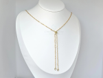 Catena scorrevole in Ottone Gold