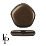 The Cute Polygon Pastel Brown Bronze