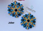 Kit orecchini Joker variante Blue