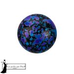Cabochon par Puca 14 mm Enamel Blue 1 pz