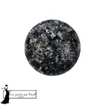 Cabochon par Puca 14 mm Enamel Grey 1 pz