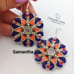 Orecchini Samantha Blue _ Orange