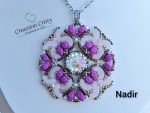 Kit ciondolo Nadir, Amethyst, corso live Enjoy Festival a Bari! Leggere la descrizione!!